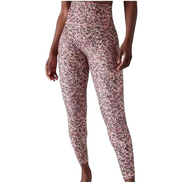 Athleta Pants - Athleta Elation 7/8 Tight Paint Texture Sunset Women's Size XXS New With Tags